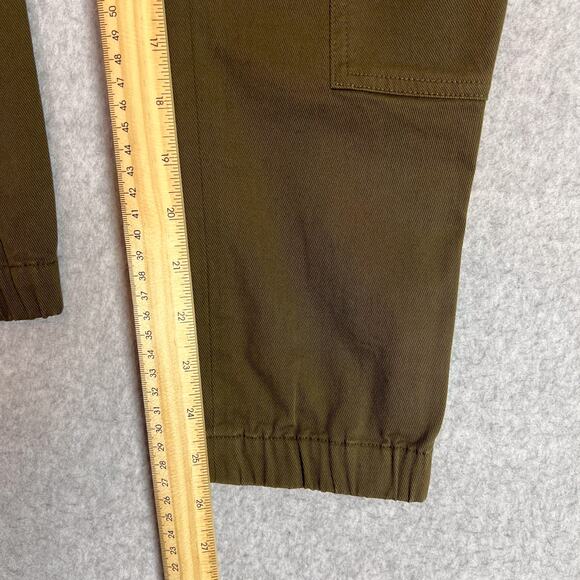 Veronica Beard Army Green Field Mid Rise Cargo Jogger Pant Size 4 - Picture 10 of 13
